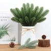 Suministro Transfronterizo Accesorios de Agujas de Pino Navideñas Artificiales Árbol de Navidad de Agujas de Pino de Tres Puntas Decoración DIY para Hogar y Jardín