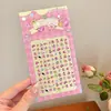 Uñas Portátiles de Dibujos Animados Kuromi para Bebés y Niñas Pequeñas, Piezas de Uñas Lindas con Arte de Uñas, Pegatinas de Uñas Impermeables Portátiles