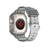 Adecuado para correa Apple Watch 8 de 49 mm Apple SE watch iwatch6 transparente glaciar integrado s7/5 correa