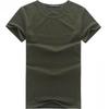 Camiseta de manga corta para hombre, color liso, simple, de manga corta, de puesto, camiseta, sangre, todo blanco, todo negro, de media manga, fina, ropa corta para hombre