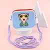 Bolsa de maquillaje portátil, bolsa de almacenamiento multifuncional impermeable y a prueba de humedad, bolsa de almacenamiento portátil para teléfono de gran capacidad para estudiantes
