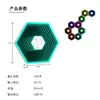 Luz Decorativa Hexagonal Splicable DIY de Atmósfera para Gaming, con Captación de Sonido, Control Remoto Bluetooth, Espejo de Mil Capas Cuántico Inteligente