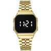 Venta al por mayor de fábrica F91W banda cuadrada de acero LED reloj electrónico adulto estudiante simple moda multifuncional generación