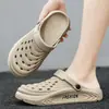 Tamancos Lisos Simples para Casal, Novas Sandálias Casuais de Verão para Praia, Sapatos Leves para Jardim para Homens e Mulheres