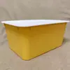 Caixas e cestos de armazenamento de plástico recipientes multicoloridos adequados para armários de cozinha caixas prateleiras de armazenamento de banheiro e banheira
