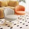 Silla Giratoria con Respaldo, Taburete Pequeño con Ruedas, Taburete Bajo, Silla Móvil, Banco Pequeño, Zapatero Giratorio para Apartamentos de Alquiler