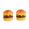 Brinquedos Criativos de Comida, Cena de Mini Casa de Hambúrguer Simulada com Itens Decorativos, Acessórios de Resina em Miniatura DIY Quente de Venda para Transmissão ao Vivo Yqt