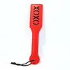 Sm Paleta de Cuero Erótica con Letras Xoxo Herramienta para Azotar Castigo Sexo Herramienta de Broma Productos para Adultos