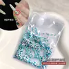 Explosiones del mismo estilo joyería para uñas estilo antiguo material de armadura Huan Huan mezclado esmeralda de palacio diamante plano puntiagudo