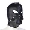Suministro Directo de Fábrica de Juguetes para Adultos, Juguetes Sexuales, Capuchas, Máscaras, Capuchas de Rey Demonio de Cuero, Antifaces, Accesorios para Escenario