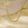 [Collar + Pulsera] Estilo Francés Ins de Lujo Accesible Cadena para Clavícula de Corazón Estilo Dulce Collar de Acero de Titanio con Borla de Corazón de Melocotón para Mujer