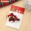 Pasador Decorativo Lindo Navideño Accesorios para el Cabello Femenino Versátil Pinza para Flequillo de Lazo Pinza Lateral Diadema Creativa para Niños