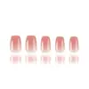 30 Peças de Adesivos de Unha Simples e Suaves, Unhas Manicure Doces Mais Vendidas, Unhas Curtas Vestíveis de Alta Qualidade, Fofas