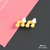 Mini Accesorios de Resina con Pegamento Cremoso de Nota Musical Alada de Colores Macaron para Arte de Uñas, Uñas Portátiles, Pendientes, Accesorios para el Cabello y Parches Adhesivos