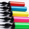 Bomba de Aire de 29 cm para Decoraciones de Bodas y Cumpleaños, Inflador de Empuje Manual, Boquilla Angulada, Inflador de Globos de Color Mixto