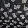 Cheongsam de Malla Bordado Tridimensional con Hilo Dorado de Hoja Estilo Chino Vestido Bordado Otoño e Invierno Gama Alta