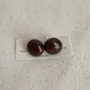 Pendientes de Oreja de Bolita de Gominola Color Morandi para Mujer, Sencillos y de Alta Gama, Personalizados, Exquisitos y Modernos Pendientes para el Día a Día