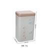 Caja de Té Cuadrada de Hojalata de 100g, Caja Metálica Cuadrada Personalizada, Frasco de Empaque Sellado, Lata para Té