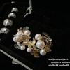 Pendientes de gemas con lazo de princesa, familia rica, chapados en oro de 18 quilates, combinación de pendientes de circonitas con flores ricas
