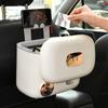 Cubo de basura para coche montado en la pared cubo de almacenamiento de basura para coche tapa deslizante cubo de limpieza sellado cubo sanitario portátil para coche privado