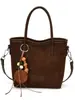 Bolso de hombro de moda transfronterizo para mujer, elegante diseño de bloques de color, bolso tote simple y versátil para el trabajo, retro y casual