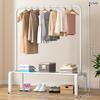 Nuevo Modelo Rejilla Lateral de Extra Grosor y Gran Capacidad, Perchero de Pie para Uso Doméstico, Perchero para Ropa de Dormitorio