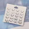 Moderno Sencillo Pequeño Exquisito Set de Pendientes Estilo Ins Lindos Dulces Elegantes Pendientes Versátiles para Ropa de Trabajo