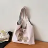Bolso casual de tela de gran capacidad para mujer, nuevo diseño de moda de verano 2026, bolso de hombro simple, bolsa tote para uso diario