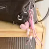Corbata de Lazo con Forma de Corazón Dulce Correa Ins-Style Nicho Llavero de Llave de Coche Estilo Coreano Colgante para Bolso Accesorio de Teléfono de Gama Alta