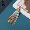 Sombrero Boca de Pez de 8 cm Borla Flecos Bolsita Colgante Borla Estilo Antiguo Ropa Accesorios al por Mayor Joyería Hecha a Mano Gran Cantidad Precio Bajo