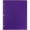 Carpeta de Archivo A4 Plegable Impermeable de PP, Estilo Europeo y Americano, Transfronteriza, Tres Agujeros, Doble Bolsillo de 2 Páginas, para Oficina y Documentos de Examen de Estudiante