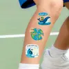 Promoción ambiental transfronteriza día de plantación de árboles para niños pegatinas de tatuaje pegatinas de tatuaje del Día de la Tierra pegatinas de tatuaje facial desechables impermeables