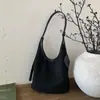 Bolso de Cuero Gamuzado Transfronterizo para Mujer, Gran Capacidad, Nuevo Versátil Otoño 2025 Bolso de Hombro Cruzado, Bolso Cubo Casual para Viajes Diarios