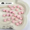 DIY Cor de Doce Brilhante Fofo Estrela Gordinha Estrela de Cinco Pontas com Contas Acrílicas Acessórios Joias Materiais Artesanais