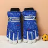 Guantes de Esquí para Niños al Aire Libre Niños y Niñas Invierno Cálido para Jugar en la Nieve A prueba de Viento e Impermeables Forrados de Polar Engrosados Guantes a Prueba de Frío
