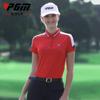 PGM moda golfe feminina verão feminina costura manga curta golfe esportivo roupas respiráveis fornecimento direto da fábrica