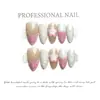 Taiwu [Uñas Vestibles Semi-Hechas a Mano] Estilos Largos y Cortos Piezas de Uñas Pre-Hechas, Uñas Postizas Desmontables, Paquete de Diez Piezas al por Mayor