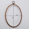 Estilo Retro Decorativo Imitación Madera Bordado Elástico Redondo 8cm Bordado Elástico DIY Bordado A Mano Punto de Cruz Auxiliar Venta Directa de Fábrica