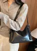 Bolsa tote retrô de alta qualidade para mulheres, grande capacidade, novo modelo 2026, bolsa de ombro simples e versátil para compras e deslocamento