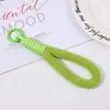 Nuevo Lanyard Sencillo Corto para Teléfono Móvil Llavero de Felpa Tejido Colorido Lanyard de Moda y Versátil Accesorios para Colgar Bolsos