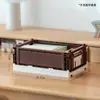 Caja de Libros Plegable Multicapa debajo de la Mesa Estante de Almacenamiento para Snacks Carrito de Almacenamiento con Ruedas de Pie para Dormitorio Estudiantil
