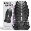 Manga de Dente de Lobo de Cristal Mágico Seniuniu com Espinhos Ondulados, Espessada Fisicamente, Brinquedos Sexuais Masculinos, Atacado e Entrega