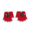 Guantes Lindos de Pantalla Táctil con Árbol de Navidad, Forrados de Felpa y Engrosados, Resistentes al Frío para Exteriores, Versátiles de Estilo Coreano, Guantes Cálidos de Punto Esponjoso