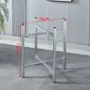 Estrutura de Mesa Redonda Grande Simples Pés de Mesa Dobráveis de Ferro Forjado Suporte Pés de Mesa Mesa de Jantar Estrutura de Mesa Telescópica Dobrável Suporte de Pés de Mesa