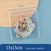 Saco de embalagem de jóias pvc anti-oxidação auto-selante saco selado brincos pulseira colar pulseira brincos saco de armazenamento