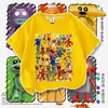 Nueva Ropa de Mercancía del Juego de Restaurante de Suezy Camiseta de Manga Corta para Niños Top Holgado de Media Manga para Niños Ropa de Verano Talla 7