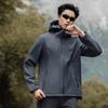 Chaqueta Soft Shell para Exteriores para Hombre, Chaqueta con Capucha Forrada de Polar para Otoño e Invierno, Chaqueta Impermeable y Cortavientos para Montañismo para Mujer, Chaqueta para Montañismo al Aire Libre
