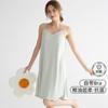 Camisón de Modal Fresco de Verano con Almohadillas en el Pecho para Mujer, Corte Holgado, Se Puede Usar Afuera, Camisón de Modal 60S con Aceite de Coco para Damas