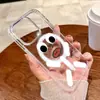 Adecuado para Apple 17 Pro Max Funda de Teléfono Magnética Linda y Divertida iPhone 17 Transparente 16 Funda Dura 15 Sensación de Alta Gama