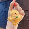 Chaveiro de Pelúcia Criativo de Desenho Animado Boneco Papai Noel Pingente Decoração de Bolsa para Casal Presente Venda por Atacado